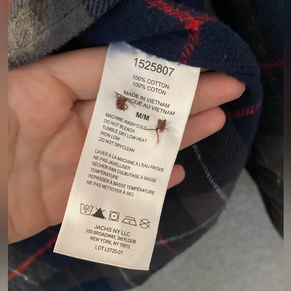 Plaid Flannel Overshirt - Picture 4 of 4